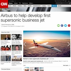Airbus to help develop first supersonic business jet