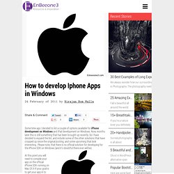 iPhone and Ipad apps development on Windows [How to]