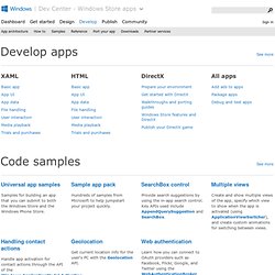 Learn to build Windows Store apps