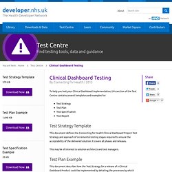 Health Developer Network Clinical Dashboard Testing - Health Developer Network