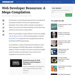 Web Developer Resources: A Mega-Compilation