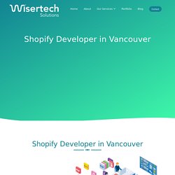 Shopify Web Developer in Vancouver