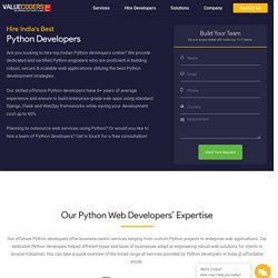 Python web development company india