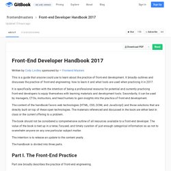 Front-end Developer Handbook 2017 · GitBook