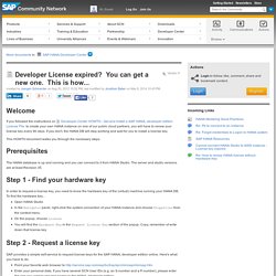 Developer Center HOWTO - Get and Install a SAP