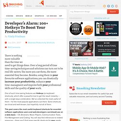 Developer&#039;s Alarm: 200+ Hotkeys To Boost Your Productivity