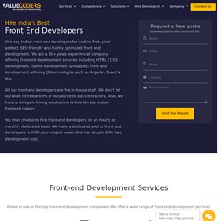 Dedicated Front-end Programmers In India