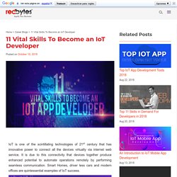 11 Vital Skills To Become an IoT Developer