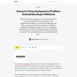 Amazon's Growing Appstore Problem: Android Developer Relations