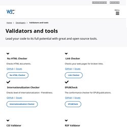 Developer Tools - W3C Developers