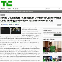 Hiring Developers? Codassium Combines Collaborative Code Editing And Video Chat Into One Web App