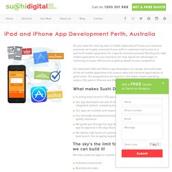 iPad and iPhone App Developers, Mobile App Development Perth, Australia