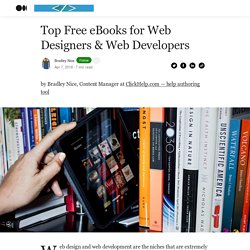 Top Free eBooks for Web Designers & Web Developers - Web Development Zone - Medium