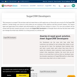 SugarCRM Developers & Expert Advice