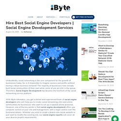 Get the Best Social Engine Development Services