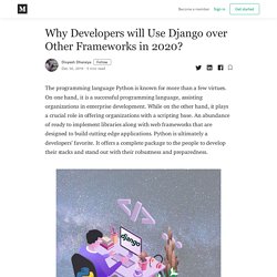 How Django develop into the core Python framework?