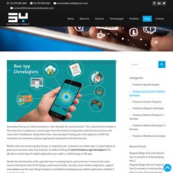 freelance web & App developer in mumbai