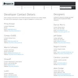 Developers - Irish Mobile Applications