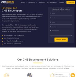 Dedicated CMS programmers India