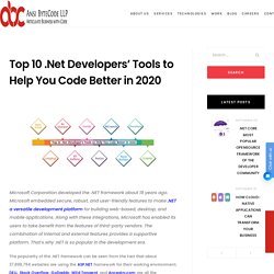 Top 10 .Net Developers’ Tools to Help You Code Better in 2020