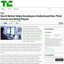 Use It Better Helps Developers Understand How Their Games Are Being Played