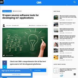 10 open source software tools for developing IoT applications
