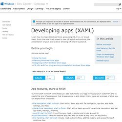 Developing Windows Store apps