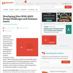 Developing Sites With AJAX: Design Challenges and Common Issues - Smashing Magazine