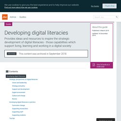 Developing digital literacies