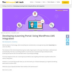 Developing eLearning Portal: Using WordPress LMS Integration