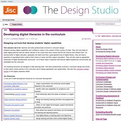 The Design Studio / Developing digital literacies in the curriculum