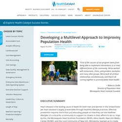 Developing a Multilevel Approach to Improving Population Health