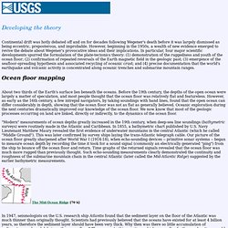 Developing the theory [This Dynamic Earth, USGS]