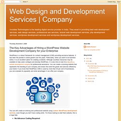 Advantages of Hiring WordPress Development Company