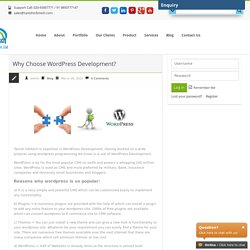 Why Choose Wordpress Development? - Affordable Web Development Company