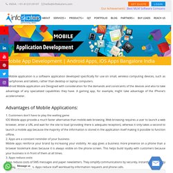 Android Apps, iOS Apps Bangalore India