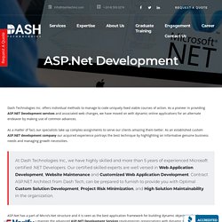 ASP.Net Development - Website & Mobile Application Development