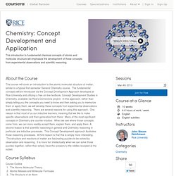 Chemistry: Concept Development and Application