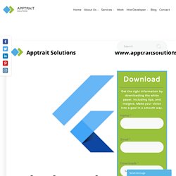 Why choose flutter for app development?