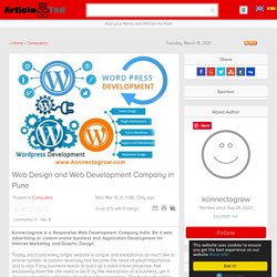 Web Design and Web Development Company in Pune Article - ArticleTed - News and Articles