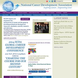 Welcome to the National Career Development Association