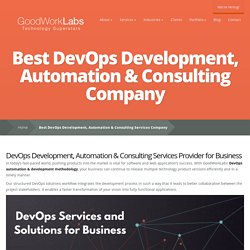 Best DevOps Development, Automation & Consulting Services Company