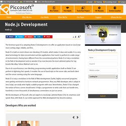 Node.js development company,services