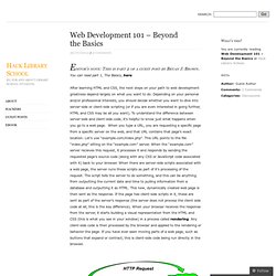 Web Development 101 – Beyond the Basics