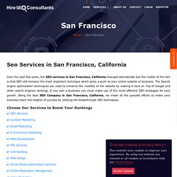 San Francisco SEO, Website Designing And Development Company California