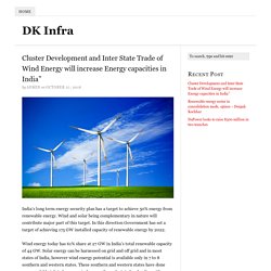 Cluster Development and Inter State Trade of Wind Energy will increase Energy capacities in India”