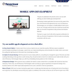 Mobile App Development Company Chandigarh