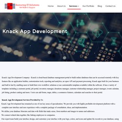 Knack App Development Services