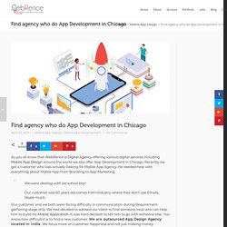 Find agency who do App Development in Chicago - Digital Agency expert in Website & Mobile Apps Development