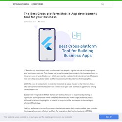 The Best Cross-platform Mobile App development tool for your business - CitrusLeaf